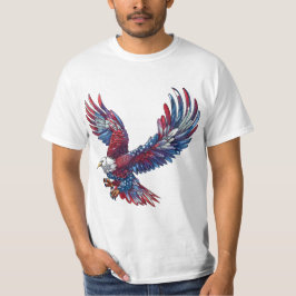 Camiseta Personalizado de un águila, concepto del 4 de juli