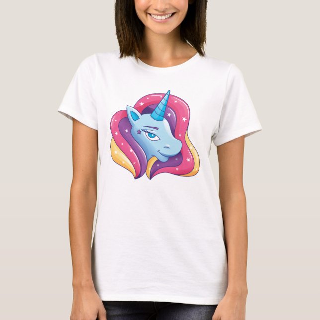Camiseta Personalizado de Unicorn (Anverso)