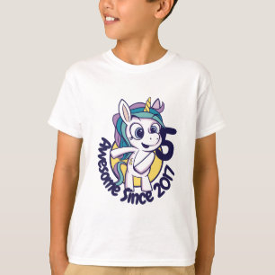 Camiseta Personalizado DE UNICORN DE CUMPLEAÑOS PERSONALIZA