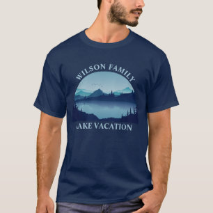 Camiseta Personalizado de vacaciones de verano del lago azu