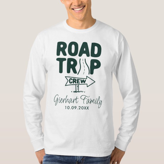 Camiseta Personalizado de vacaciones en viaje por carretera (Anverso)