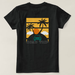 Camiseta personalizado de viaje por carretera de la Reunión