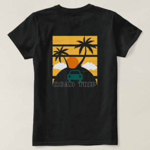 Camiseta personalizado de viaje por carretera de la Reunión