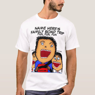 Camiseta Personalizado de viaje por carretera familiar