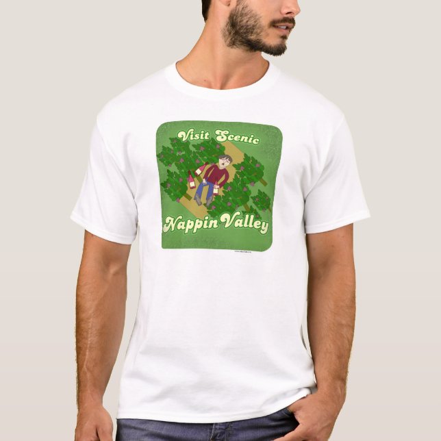Camiseta Personalizado de viajes Nappin Valley Cheeky Napa (Anverso)