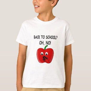 Camiseta Personalizado De Vuelta A La Escuela Apple
