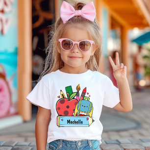 Camiseta Personalizado De Vuelta Al Primer Día De La Escuel
