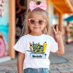 Camiseta Personalizado De Vuelta Al Primer Día De La Escuel