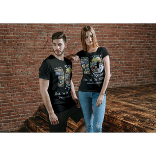 Camiseta Personalizado décimo aniversario del boda 11 colla