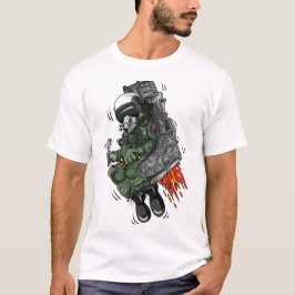 Camiseta Personalizado del asiento de expulsión del piloto
