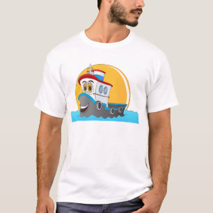 Camiseta Personalizado del bote Tug