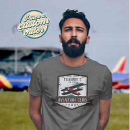 Camiseta Personalizado del Club Piloto de Aviación Aérea