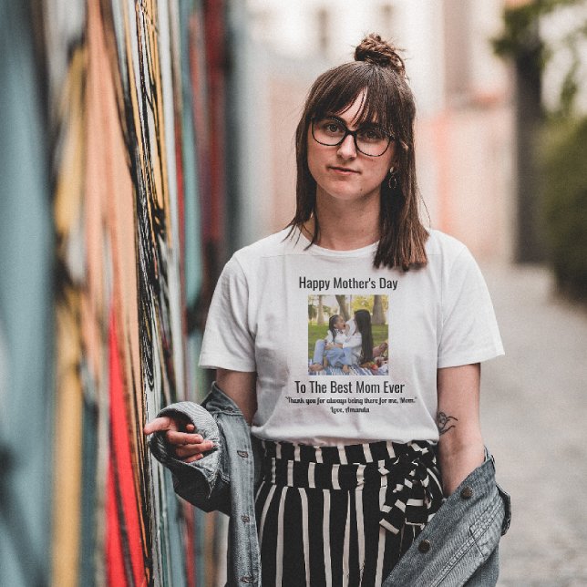 Camiseta Personalizado del Día de la Madre Feliz (Happy Mother's Day)