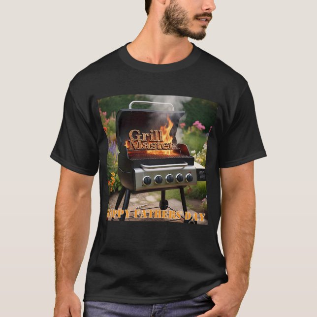CAMISETA PERSONALIZADO DEL DÍA DE LOS PADRES DE GRILL MASTE (Anverso)