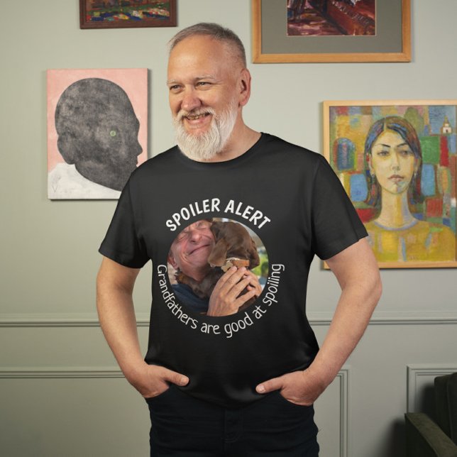 Camiseta Personalizado del Día del Abuelo Perro/Abuelo Abue (Subido por el creador)