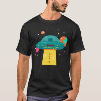 Camiseta Personalizado del Día Mundial de la Ufo