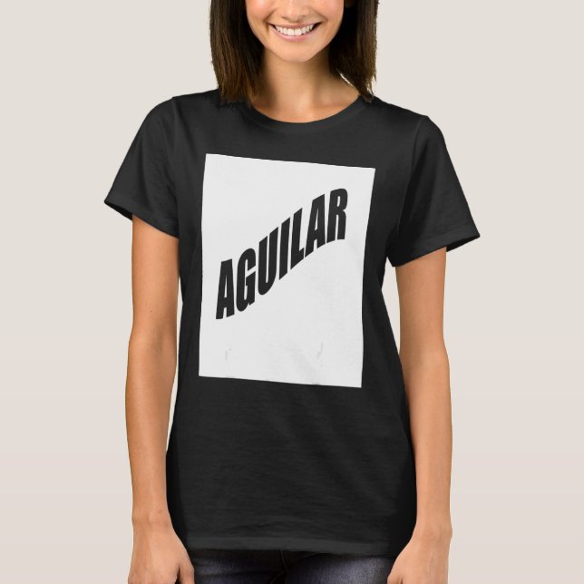 Camiseta Personalizado del equipo de apellido Aguilar Famil (Anverso)