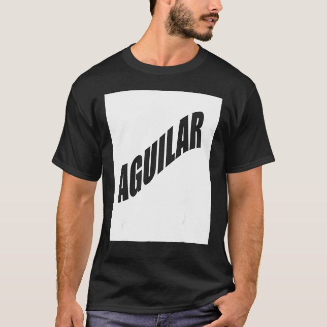 Camiseta Personalizado del equipo de apellido Aguilar Famil (Anverso)