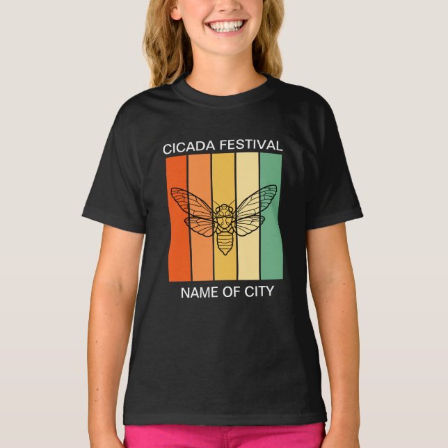 Camiseta Personalizado del Festival Cicada 2024 (Anverso)