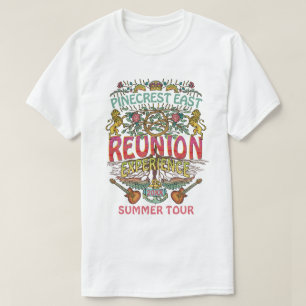 Camiseta Personalizado del logo del concierto de la banda d