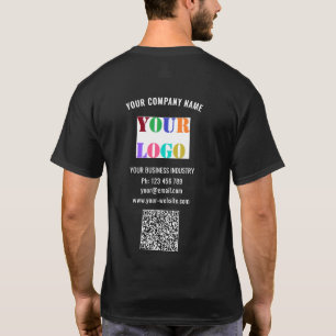 Camiseta Personalizado del logotipo de su empresa Texto con