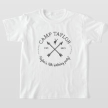 Personalizado del logotipo del nombre del campamen