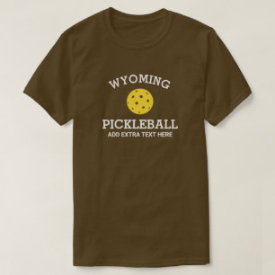 Camiseta Personalizado del nombre del socio del club Wyomin