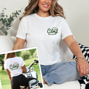 Camiseta Personalizado del partido Bachelorette de Camp Bac