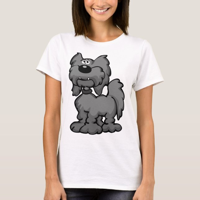 Camiseta Personalizado del perro de Aussiedoodle (Anverso)