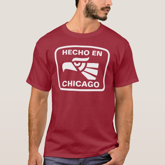 Camiseta Personalizado del personalizado del en Chicago de (Anverso)