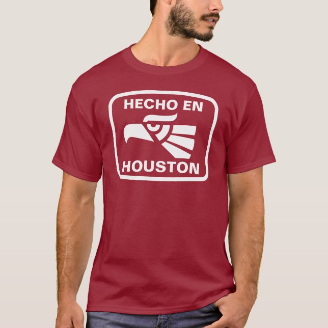 Camiseta Personalizado del personalizado del en Houston de (Anverso)