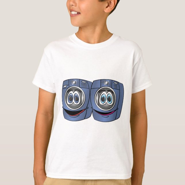 Camiseta Personalizado del secador del lavafaros de carga f (Anverso)