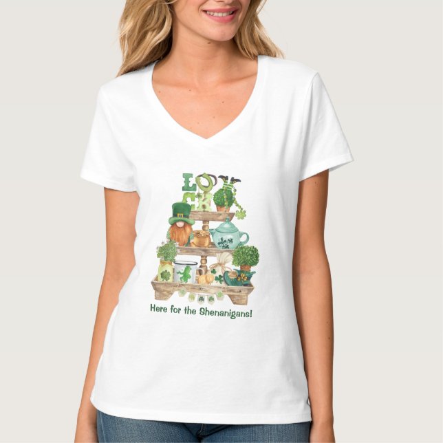 Camiseta Personalizado del stand de Knickknack de Irlanda S (Anverso)