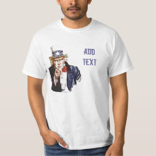 Camiseta Personalizado del tío Sam