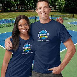 Camiseta Personalizado del Torneo del Equipo de Pickleball