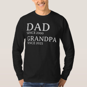 Camiseta Personalizado desde años papá abuelo Personalizado