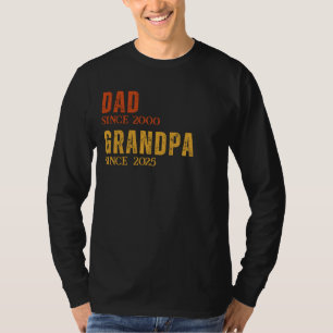 Camiseta Personalizado desde el año papá abuelo Personaliza