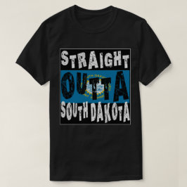Camiseta PERSONALIZADO directo fuera de Dakota del Sur Meme
