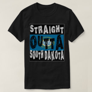 Camiseta PERSONALIZADO directo fuera de Dakota del Sur Meme