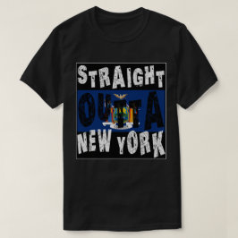 Camiseta PERSONALIZADO directo fuera de Nueva York Meme Tee