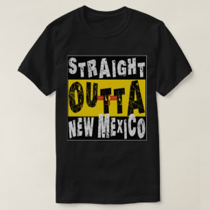 Camiseta PERSONALIZADO directo fuera de Nuevo México Meme T
