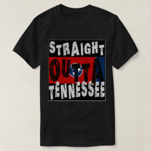 Camiseta PERSONALIZADO Directo Fuera De Tennessee Meme Tee