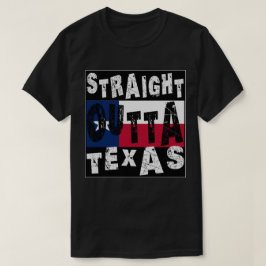 Camiseta PERSONALIZADO directo fuera de Texas Meme Tee