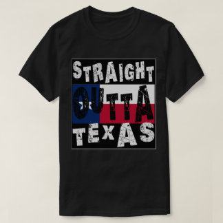 Camiseta PERSONALIZADO directo fuera de Texas Meme Tee