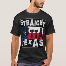 Camiseta PERSONALIZADO directo fuera de Texas Meme Tee