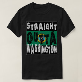 Camiseta PERSONALIZADO directo fuera de Washington Meme Tee