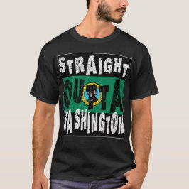 Camiseta PERSONALIZADO directo fuera de Washington Meme Tee
