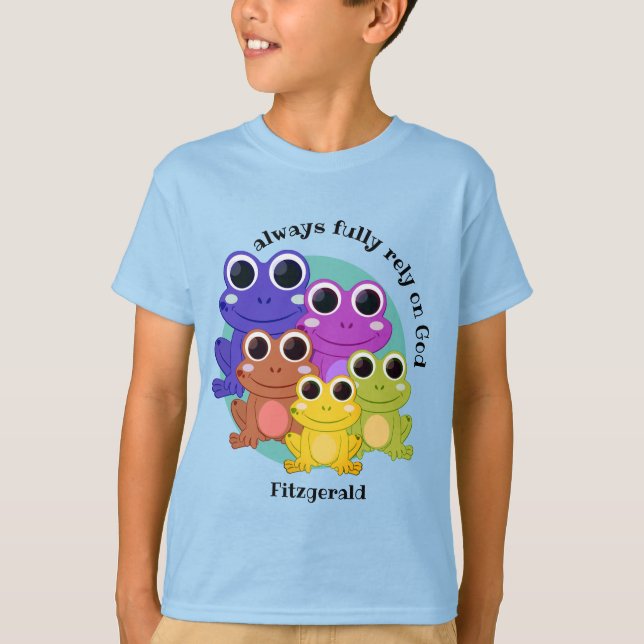 Camiseta Personalizado divertida, CONFIANDO PLENAMENTE EN L (Anverso)