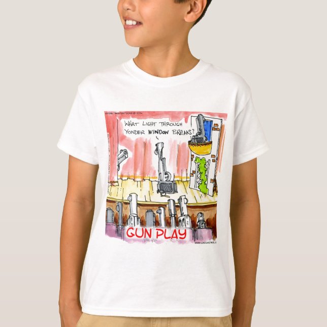 Camiseta Personalizado divertida de GunPlay (Anverso)