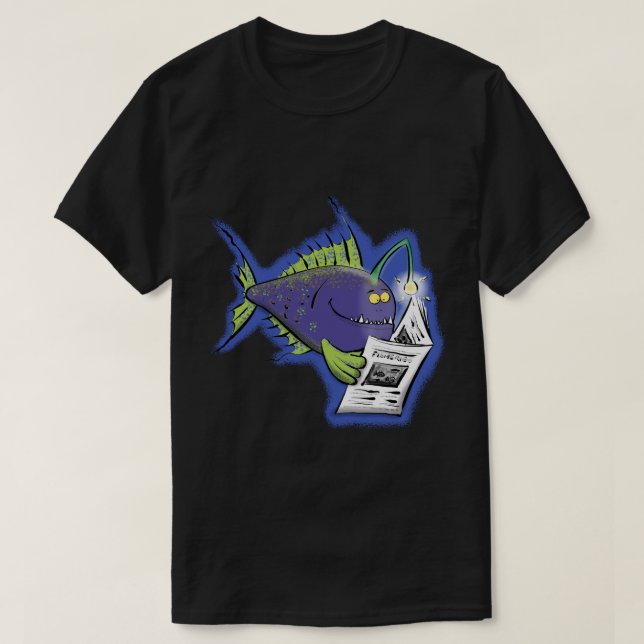 Camiseta Personalizado divertida de pescados y mariscos (Diseño del anverso)
